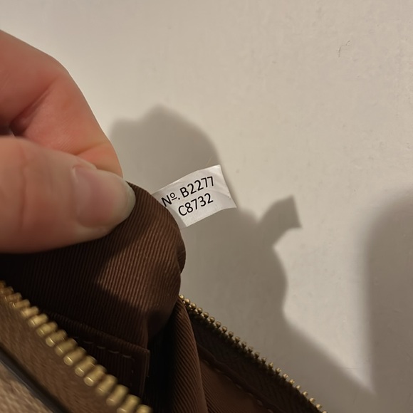 Coach Brown Floral Wristlet - Picture 4 of 5